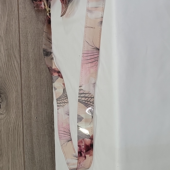 Vince Camuto Floral Clear PVC Tote Shoulder Bag - Picture 6 of 10